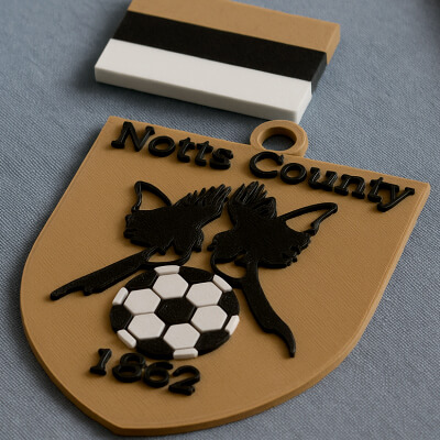 EFL League Two Notts County Keychain Badge Color Printable