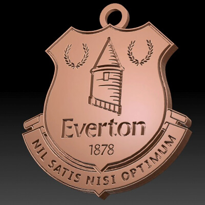 Everton FC Keychan Logo Printable and Renderable