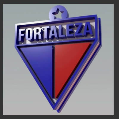 Fortaleza Logo Printable and Renderable Logo Shields Keychan