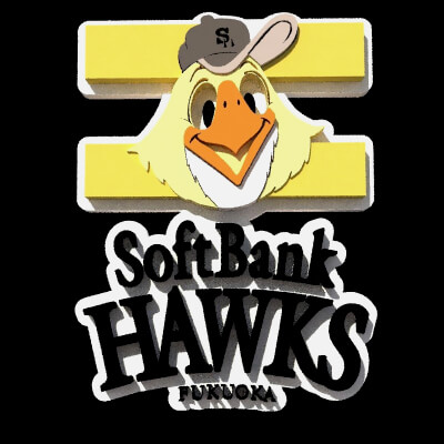 Fukuoka S Hawks Shield Keychan Printable and Renderable