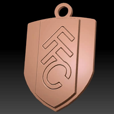 Fulham FC Keychan Logo Printable and Renderable