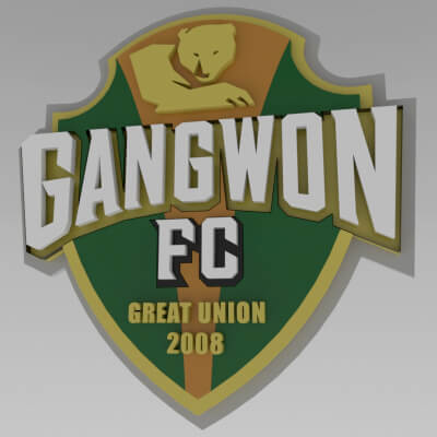 Gangwon Logo Teams Printable and Renderable