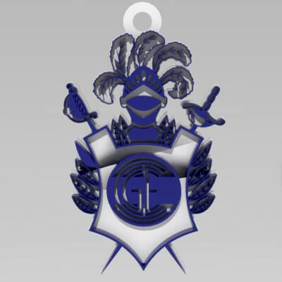 Gimnasia LP Coaster and Keychan Printable and PBR