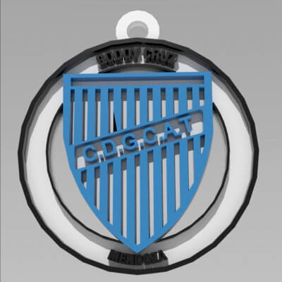 Godoy Cruz Mdz Coaster and Keychan Printable and PBR