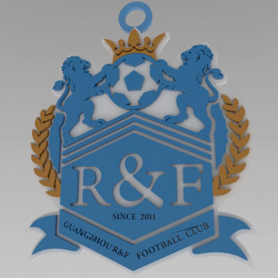 Guangzhou R&F F.c Logo Team Printable and PBR