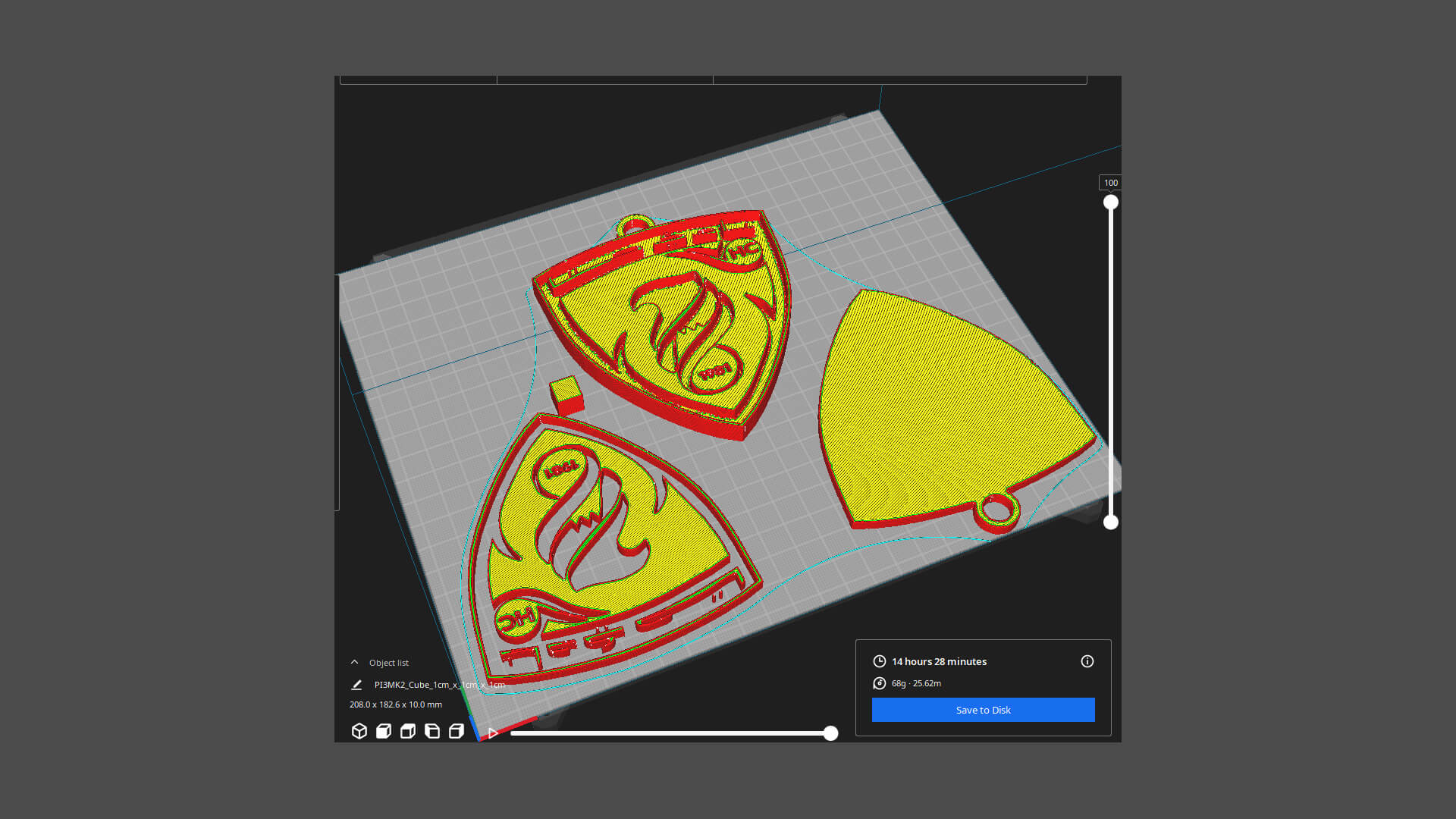 Hatta Logo Keychan Shield Printable and Renderable - 3D Print Model by ...