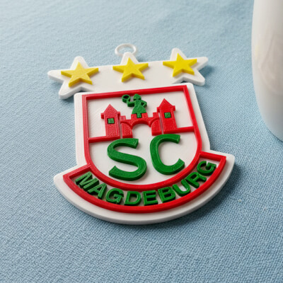 HBL SC Magdeburg Keychain Badge Color Printable