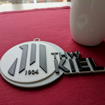 HBL THW Kiel Keychain Badge Color Printable and Renderable