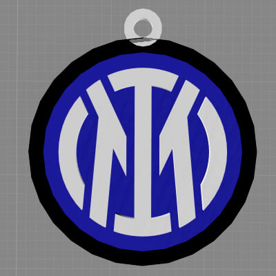 Inter Keychan Logo Printable and Renderable
