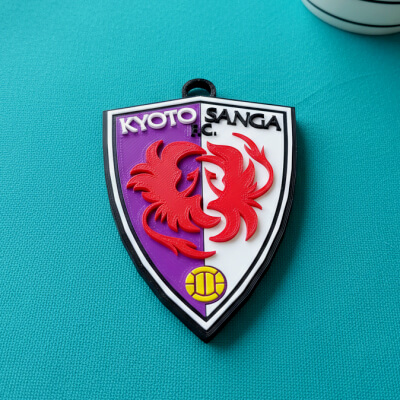 J1 Kyoto Sanga FC Keychain Badge Color Printable