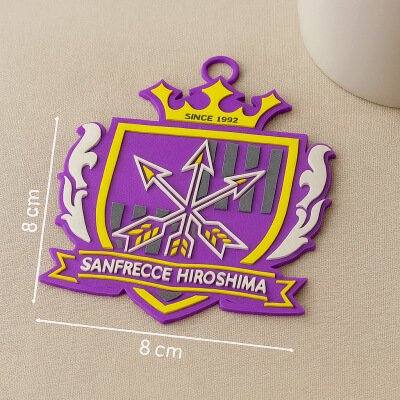 J1 Sanfrecce Hiroshima Keychain Badge Color Printable