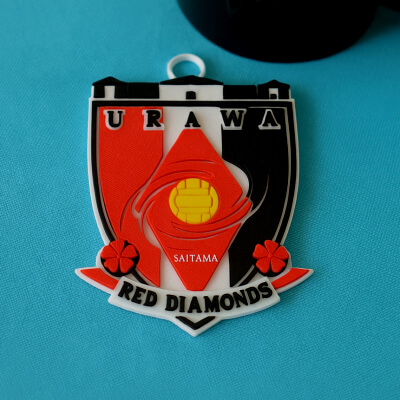 J1 Urawa Reds Keychain Badge Color Printable and Renderable