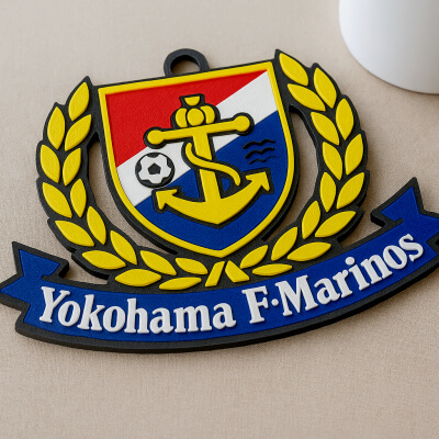 J1 Yokohama F Marinos Keychain Badge Color Printable