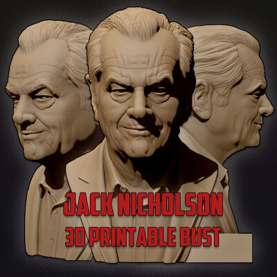 Jack Nicholson Printable Bust