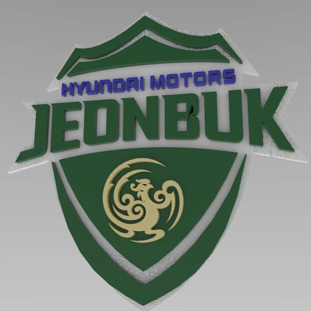 Jeonbuk Logo Printable and Renderable - 3D Print Model by danyelon