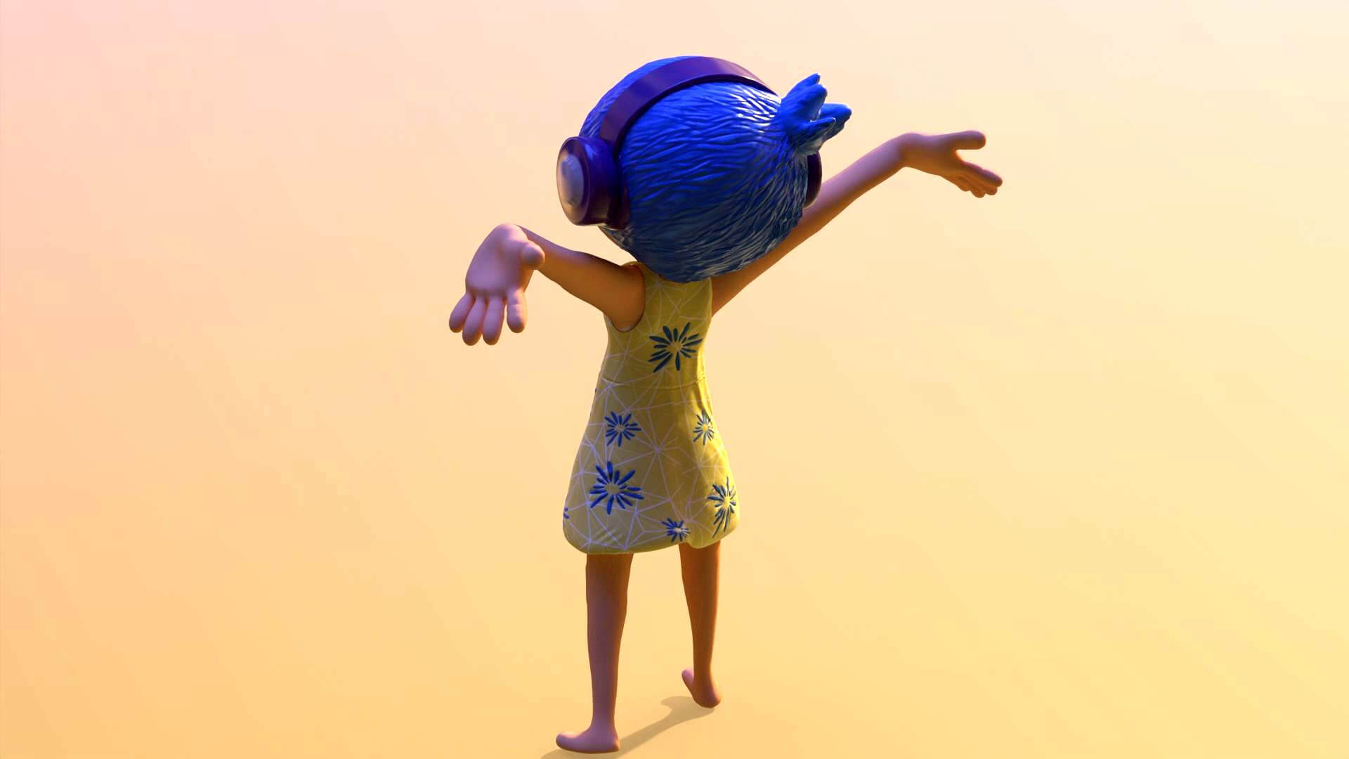 Joy From Inside Out Renderable - 3D Model by danyelon