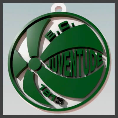 Juventude Logo Printable and Renderable Logo Shields Keychan