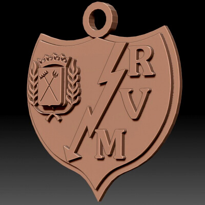 La Liga Rayo Vallecano Team Printable Renderable Logo