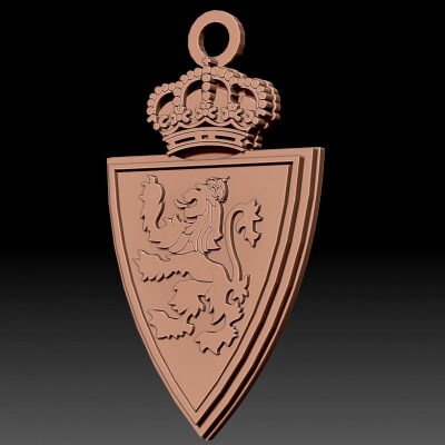 La Liga Real Zaragoza Team Printable Renderable Logo