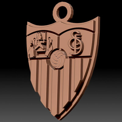 La Liga Sevilla Team Printable Renderable Logo