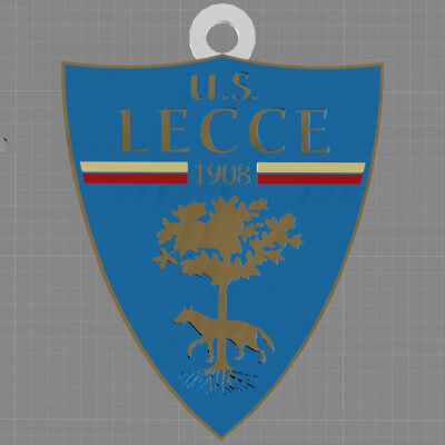 Lecce Keychan Logo Printable and Renderable