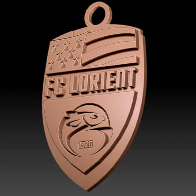 Ligue 1 FC Lorient-Bretagne Sud Team Printable and Renderabl