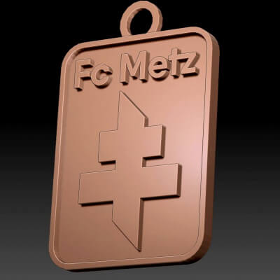 Ligue 1 FC Metz Team Printable and Renderable