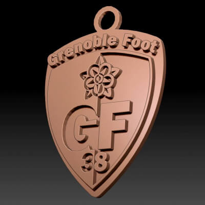 Ligue 1 Grenoble Foot 38 Team Printable and Renderable