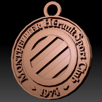 Ligue 1 Montpellier Printable and Renderable