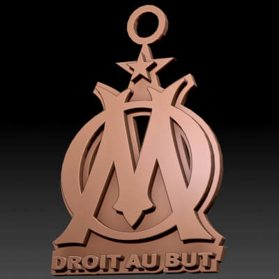 Ligue 1 Olymipique Marsielle Printable and Renderable