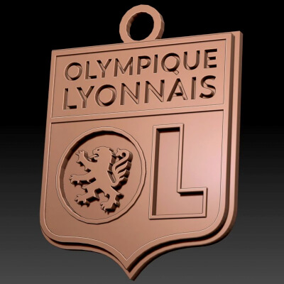 Ligue 1 Olympique Lyonnais Printable and Renderable