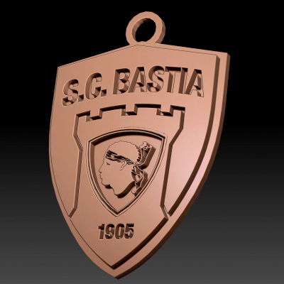 Ligue 1 SC Bastia Printable and Renderable