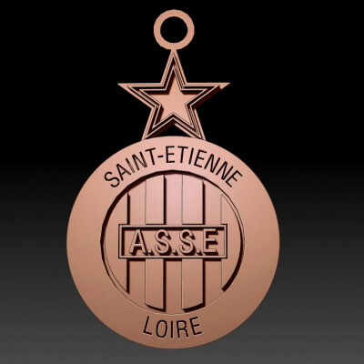 Ligue 1 St. Etienne Printable and Renderable