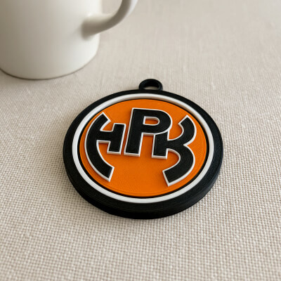 Liiga HPK H&aumlmeenlinna keychain badge color printable
