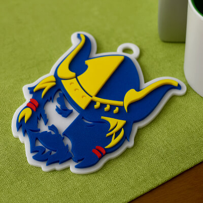 Liiga Mikkelin Jukurit Keychain Badge Color Printable