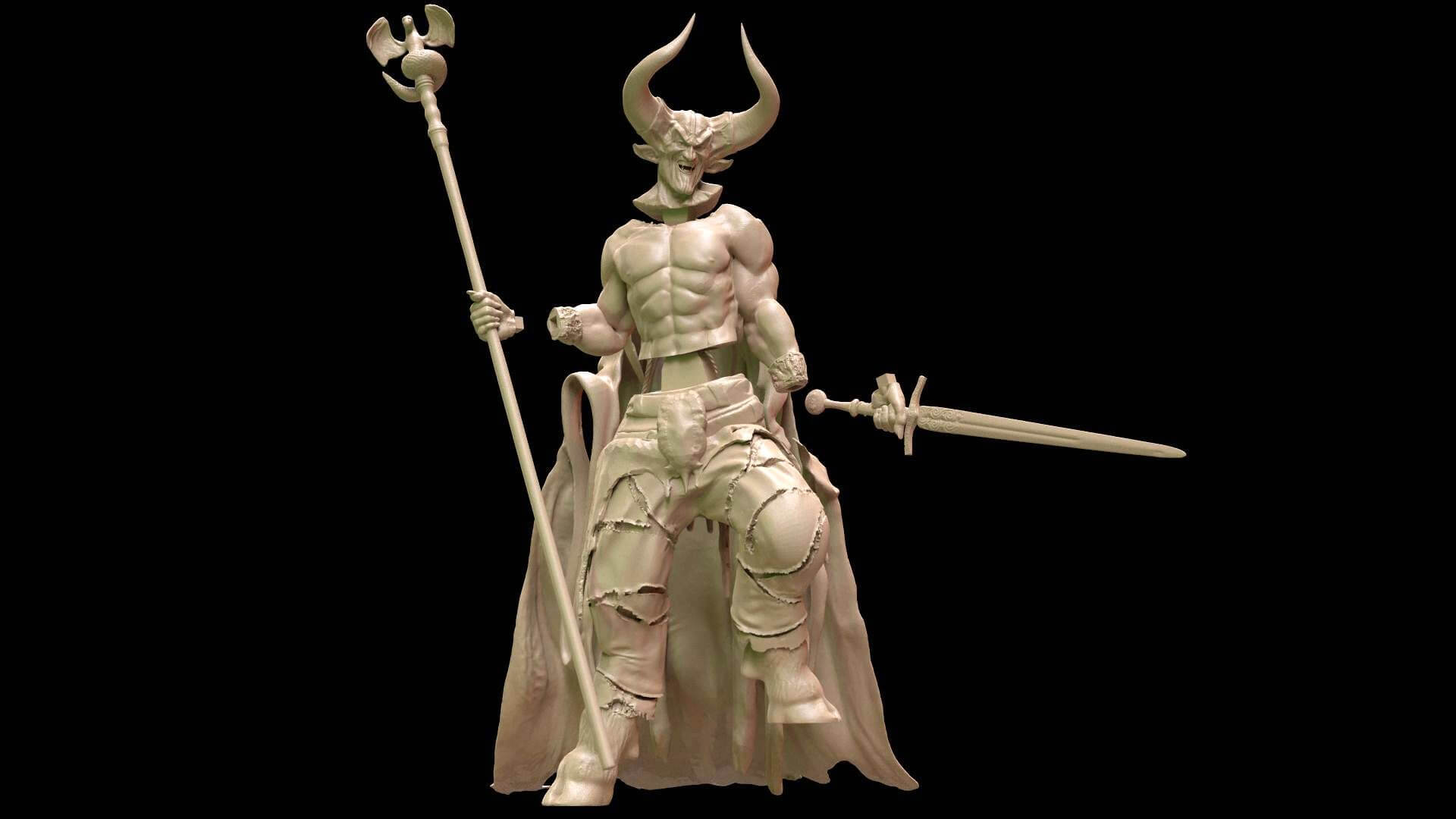 Lord of Darkness Printable - 3D Print Model by danyelon
