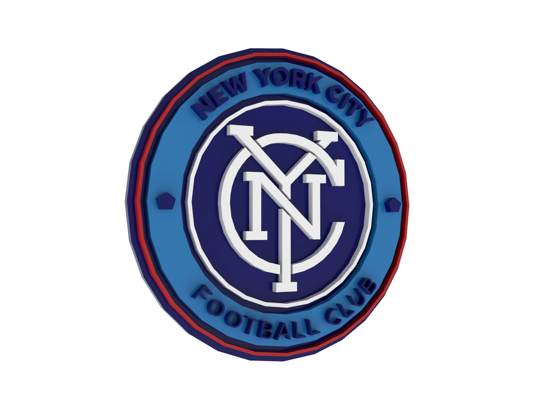 Major League Soccer All Logos Printable and Renderable - 3D Model by