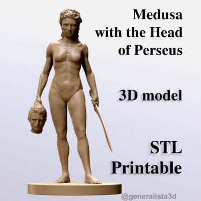 Medusa With The Head of Perseus Fanart
