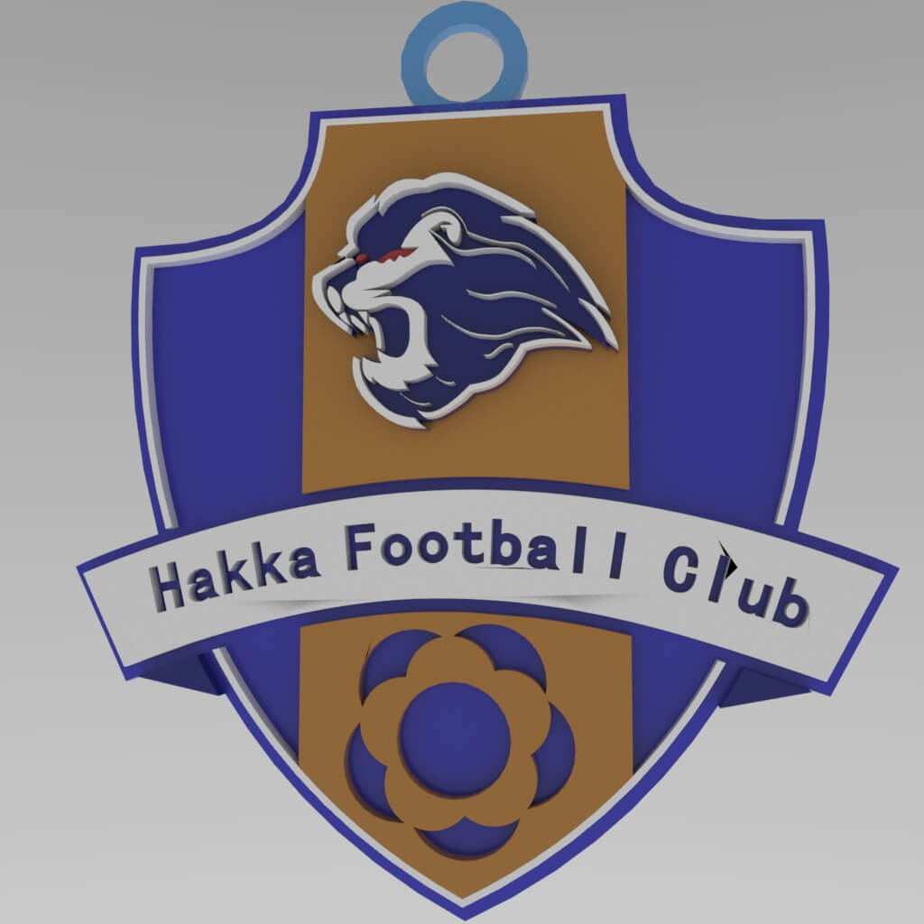 Meizhou Hakka Logo Team Printable and PBR 3D Print Model by danyelon