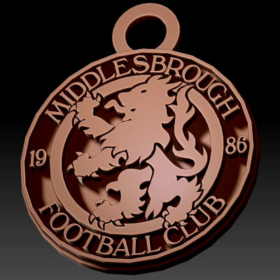 Middlesbrough United FC Keychan Logo Printable and Renderabl
