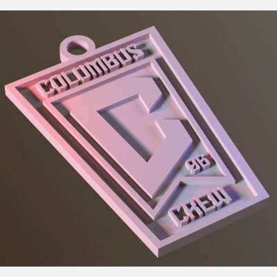 Mls Columbus Crew SC Logo Keychan Printable