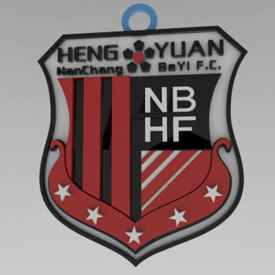 Nanchang Hengyuan F.c Logo Team Printable and PBR