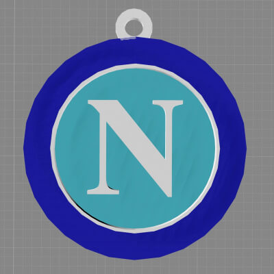 Napoli Keychan Logo Printable and Renderable