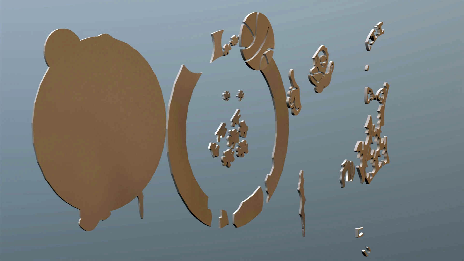 NBA Boston Celtics Team Logo Printable and Renderable - 3D Model by ...