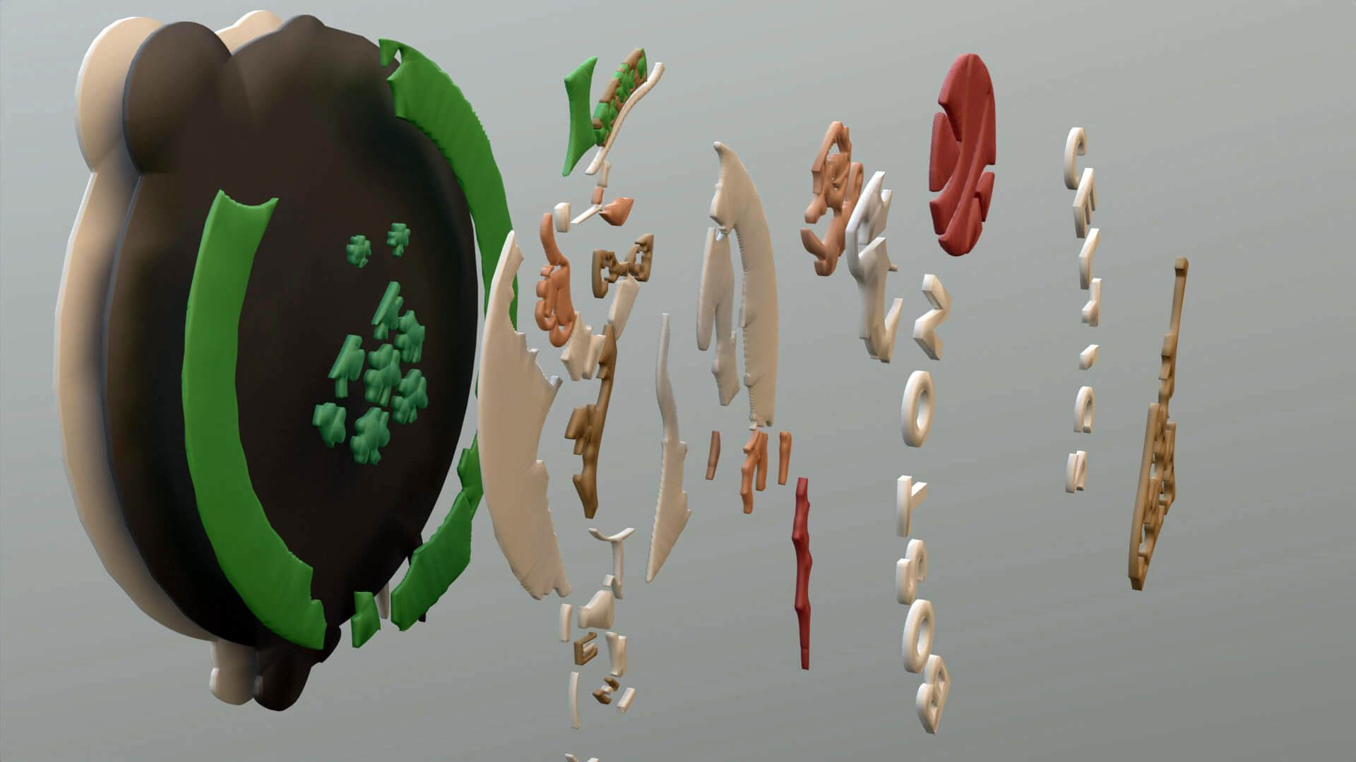 NBA Boston Celtics Team Logo Printable and Renderable - 3D Print Model ...