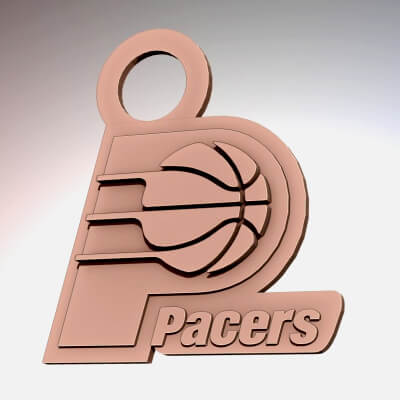 NBA Indiana Pacers Logo Printable and Renderable