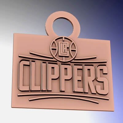 NBA La Clippers Logo Printable and Renderable