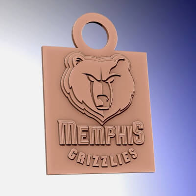 NBA Memphis Grizzlies Logo Printable and Renderable