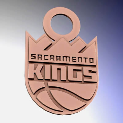 NBA Sacramento Kings Logo Printable and Renderable