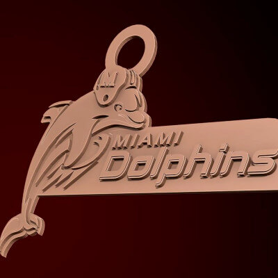 NFL Miami Dolphins Keychan Logo Printable